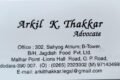 Arkil Thakkar Advocate - Feature Photo