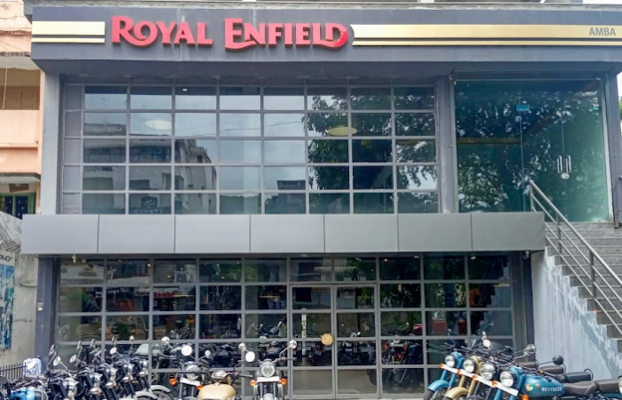 Royal Enfield Showroom - Amba Prowheels - Feature Photo